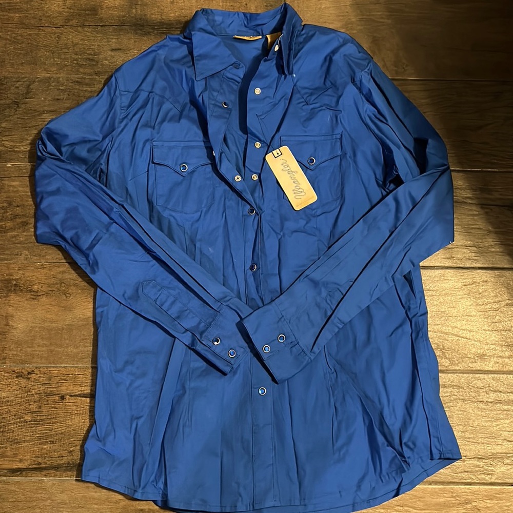 Wrangler pearl snap brand new with tags